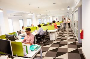 aire acondicionado en la oficina
