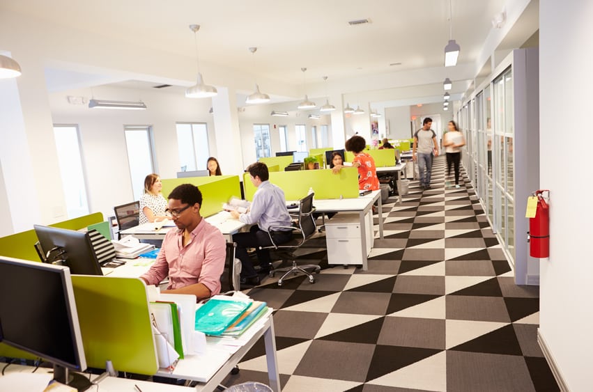 aire acondicionado en la oficina
