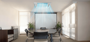 Aire acondicionado Mitsubishi en oficinas