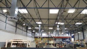 Tipos de climatización en naves industriales